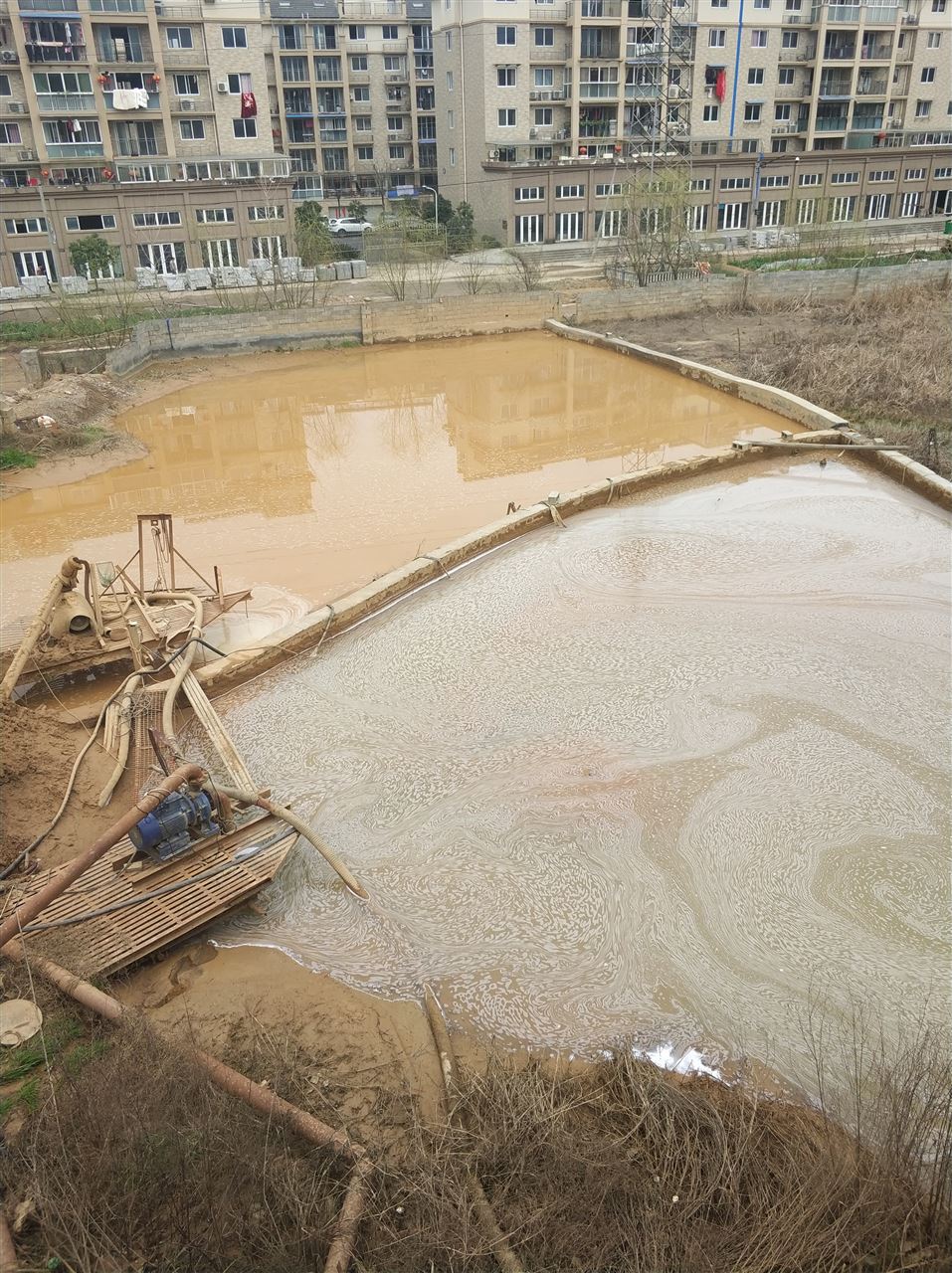 新县沉淀池淤泥清理-厂区废水池淤泥清淤
